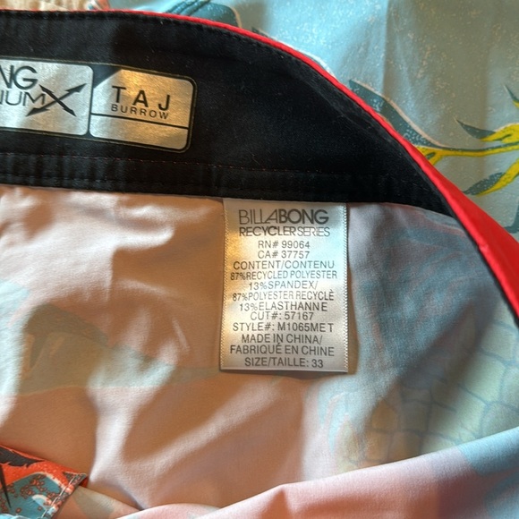 Billabong Men’s  Platinum Recycler Taj Borrow Swim Trunks - Picture 8 of 10